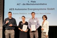 1. Platz in "AC² - die Wachstumsinitiative": AES Autonome Energiesysteme GmbH 