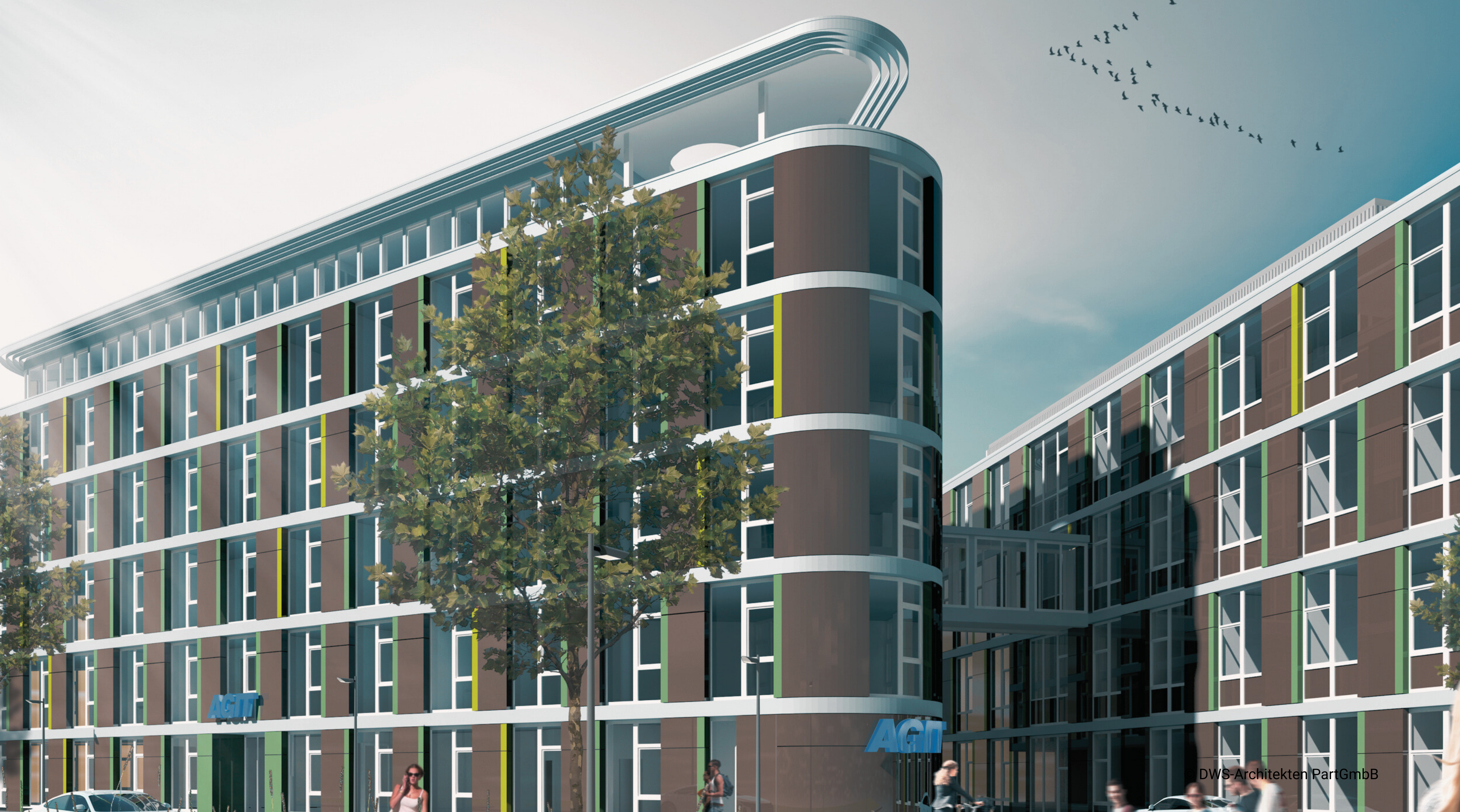 Rendering: ZBMT und Neubau - © DWS-Architekten PartGmbB