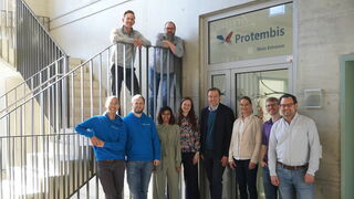 Foto (Patricia Orszulak / AGIT mbH): Das Protembis-Team