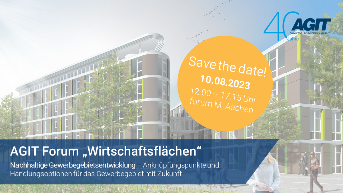 AGIT: AGIT Forum „Wirtschaftsflächen“ 2023 - Nachhaltige Gewerbegebiete